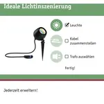 Садовый светильник LED Outdoor Plug & Shine Spot Kikolo RGBW ZigBee 1 шт. Дневной белый RGBW ZigBee Paulmann, антрацит - фото 9