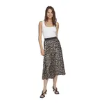 Юбка Vila Nitban Print midi skirt, коричневый - фото 5