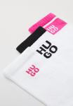 Носки HUGO LOGO 3 PACK, White - фото 2