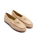 Кожаные мокасины с одной полосой Lonney Guess, желтый - фото 3