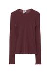 Топ & other stories LONG-SLEEVE, Dark Red - фото 4
