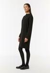 Платье-джемпер UND STRUKTUR-MUSTER comma casual identity, черный - фото 4