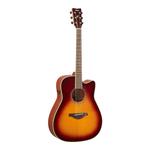 Акустическая гитара Yamaha TransAcoustic Dreadnought 6-String Guitar - фото 2