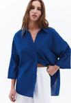 Блузка на пуговицах OXXO, синий - фото 4