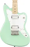 Электрогитара Squier Mini Jazzmaster HH, гриф из клена, цвет Surf Green - фото