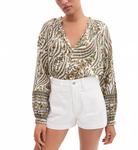 Блузка Ailani в мультиколоре Veronica Beard - фото