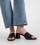 Мюли so cl 55 из тисненой кожи Christian Louboutin, черный - фото 4