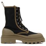 Ботинки мужские Bottega Veneta, черный / хаки - фото 2