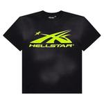 Футболка Hellstar Classic Tee, цвет Black/Neon Green - фото
