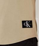 Футболка мужская Calvin Klein Jeans с монограммой, бежевый - фото 4