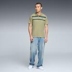 Мужская рубашка-поло Puma Elevated Essentials, зеленый - фото 3