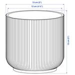Кашпо для внутреннего и садового использования, черное, 12 см, GRADVIS IKEA - фото 4