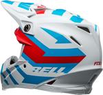 Шлем BELL Moto-9S Flex (Banshee Gloss White/Red - S) - фото