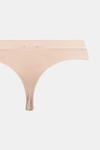 3 пары стрингов Calvin Klein Underwear, бежевый - фото 6