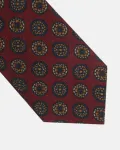 Галстук английские мотивы бордовый Silbon - фото 3