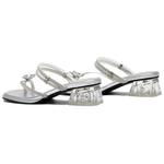 Сандалии женские Basto, серебряный - фото 5