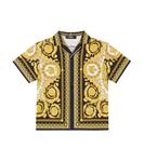 Рубашка Барокко Versace Kids, Eggshell+Black - фото
