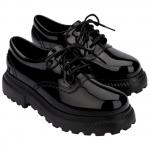 Лоферы женские розовые Melissa, ярко-розовые с коричневой подошвой - фото 3