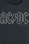 Майка-топ AC/DC Black Logo, черный - фото 3