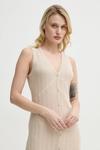 Хлопковое платье Filippa K, бежевый - фото 4