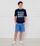 Футболки Regular fit Boss Kidswear, синий - фото 2