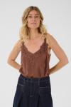 Топ Cream Anna, коричневый - фото 2