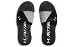Шлепанцы Under Armour Fat Tire Slippers Black/Grey, черный - фото 5