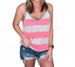 Базовый топ Basically Basic в розовом цвете BiBi - фото