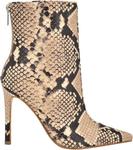 GUESS Simone Zip-Up Heel Booties, Medium Natural 101 - фото 2