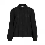 Рубашка с длинным рукавом Vila Zania, черный - фото 3