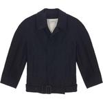 Куртка Raglan sleeve Belted Jacket Lemaire, черный - фото