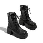 Ботинки Martin Boot женские A Poinsettia Princess, черный - фото 7