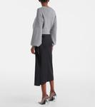 Юбка миди с драпировкой Giambo Sportmax, черный - фото 3