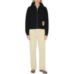 Худи Check Label Burberry, черный - фото 4