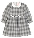 Детское клетчатое платье Il Gufo, Frost - фото