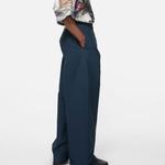 Брюки с логотипом Acne Studios, синий - фото 4