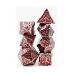 Набор мечей Poly - Кровь (7), Dice Sets - Metal (Foam Brain Games) - фото