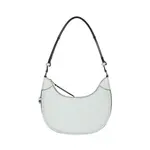 TORY BURCH Кожаная сумка-месяц с монограммой T - фото