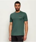 Футболка slim fit Ea7, зеленый - фото