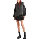 Кашемировый свитер женский сланцево-пепельный Prada - фото 2