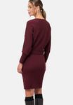 Вязаное платье zero, Dark red - фото 5