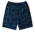Шорты asia artist collection shorts 'dark blue' Vans, синий - фото