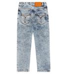 Прямые джинсы со средней посадкой Versace Kids, синий - фото 4