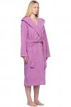 Терри халат с капюшоном Tekla, цвет magenta - фото 2