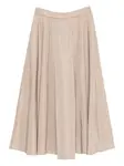 Плиссированная юбка из тафты ASPESI, нейтральный - фото 2