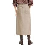 Облегающая миди-юбка Brunello Cucinelli, бежевый - фото 4