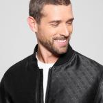 Куртка-бомбер Guess Quattro G Varsity, Jet Black - фото 4