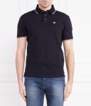 Рубашка поло Regular fit Emporio Armani, синий - фото