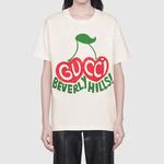 Футболка beverly hills cherry t-shirt 'off white' Gucci, белый - фото 3