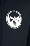 Толстовка с капюшоном The Punisher Skull, черно-белый - фото 3